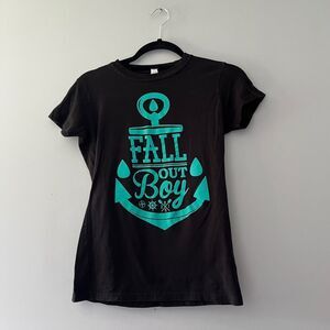 Vintage Fall Out Boy Concert Tee Y2K Casual Size Small